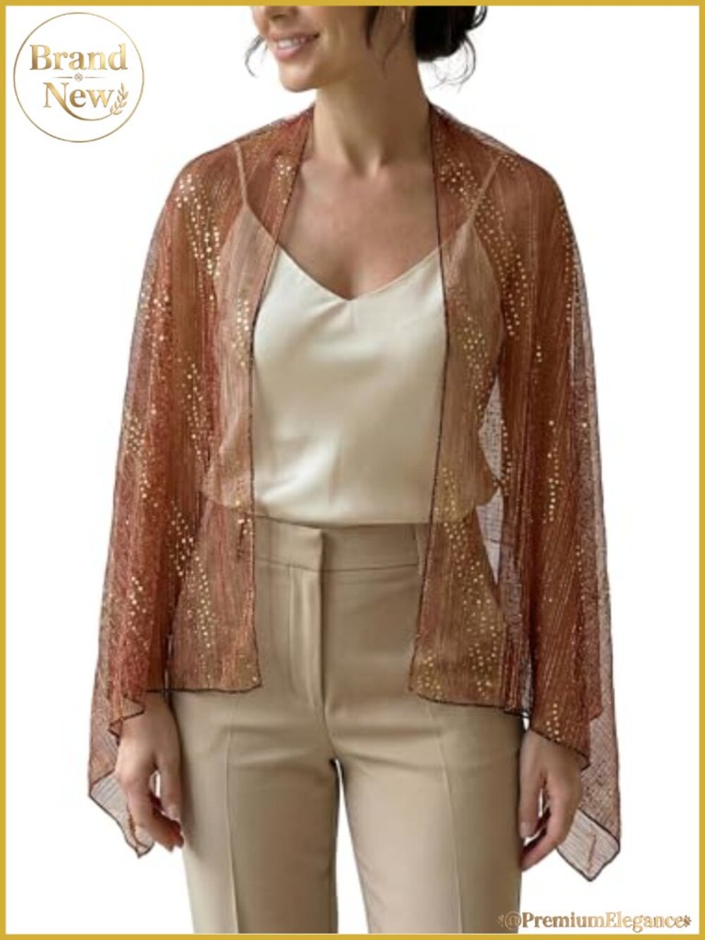 Women's Sequin Shawl Sheer Sparkly Wrap for Evening Dress Wedding